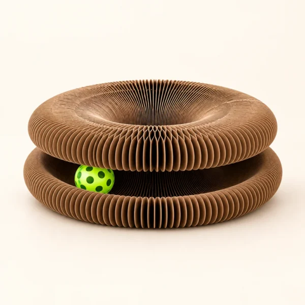 Tablero acordeón rascador para gatos, 3 en 1