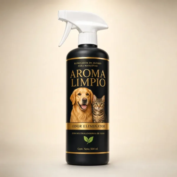 Eliminador de olores para mascotas Aroma Limpio en spray de 500 ml